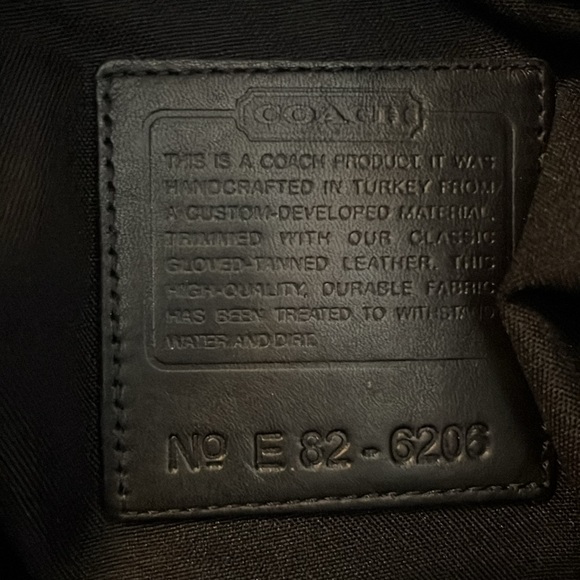 90s Coach New York neoprene & leather shoulder bag - Picture 12 of 12